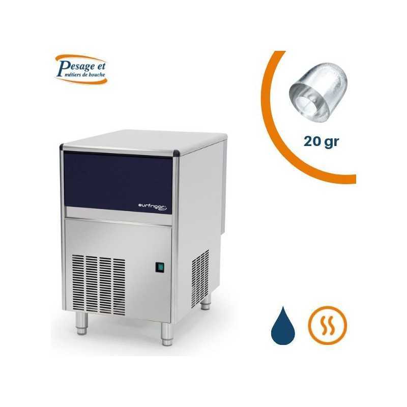 Machine à glaçons, refroidissement à eau, 32 kg/24 h - Virtus group - Machines  à Glaçons PRO - référence BAA0025 - Stock-Direct CHR